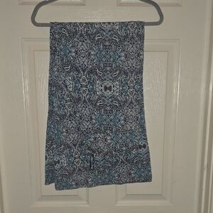 Blue and White Patterned‎ Skirt